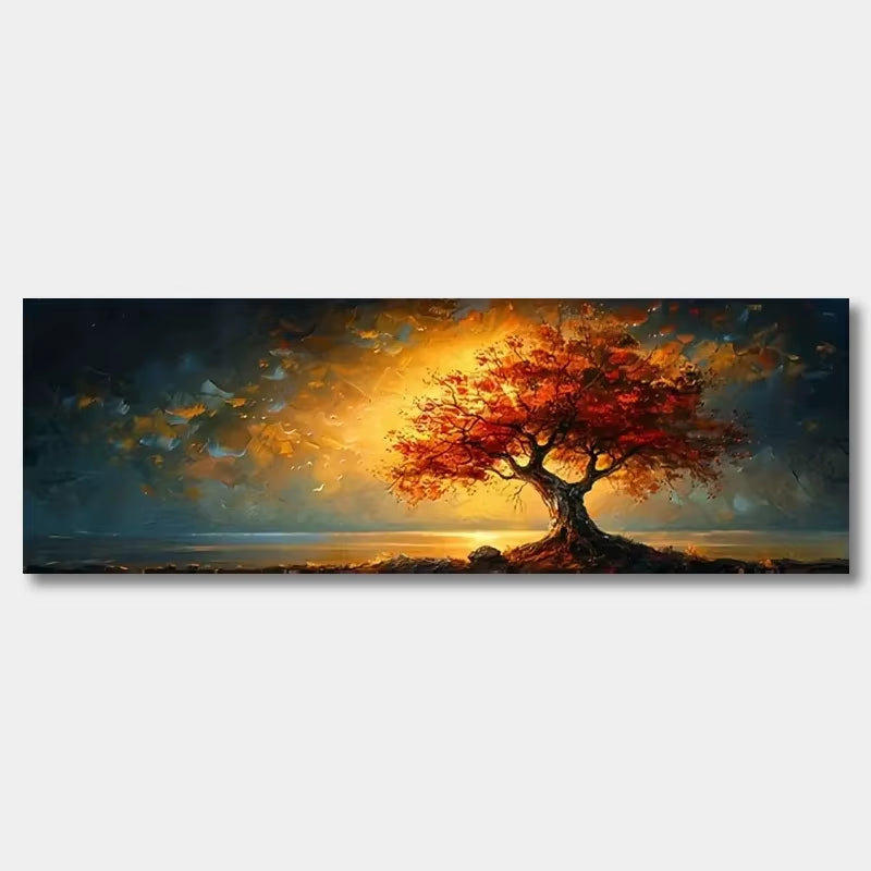Extra-Large Tree of Life Canvas Poster Abstract Wall Art Modern Home Decor Print Painting Geometric Patterns Living Room Decor