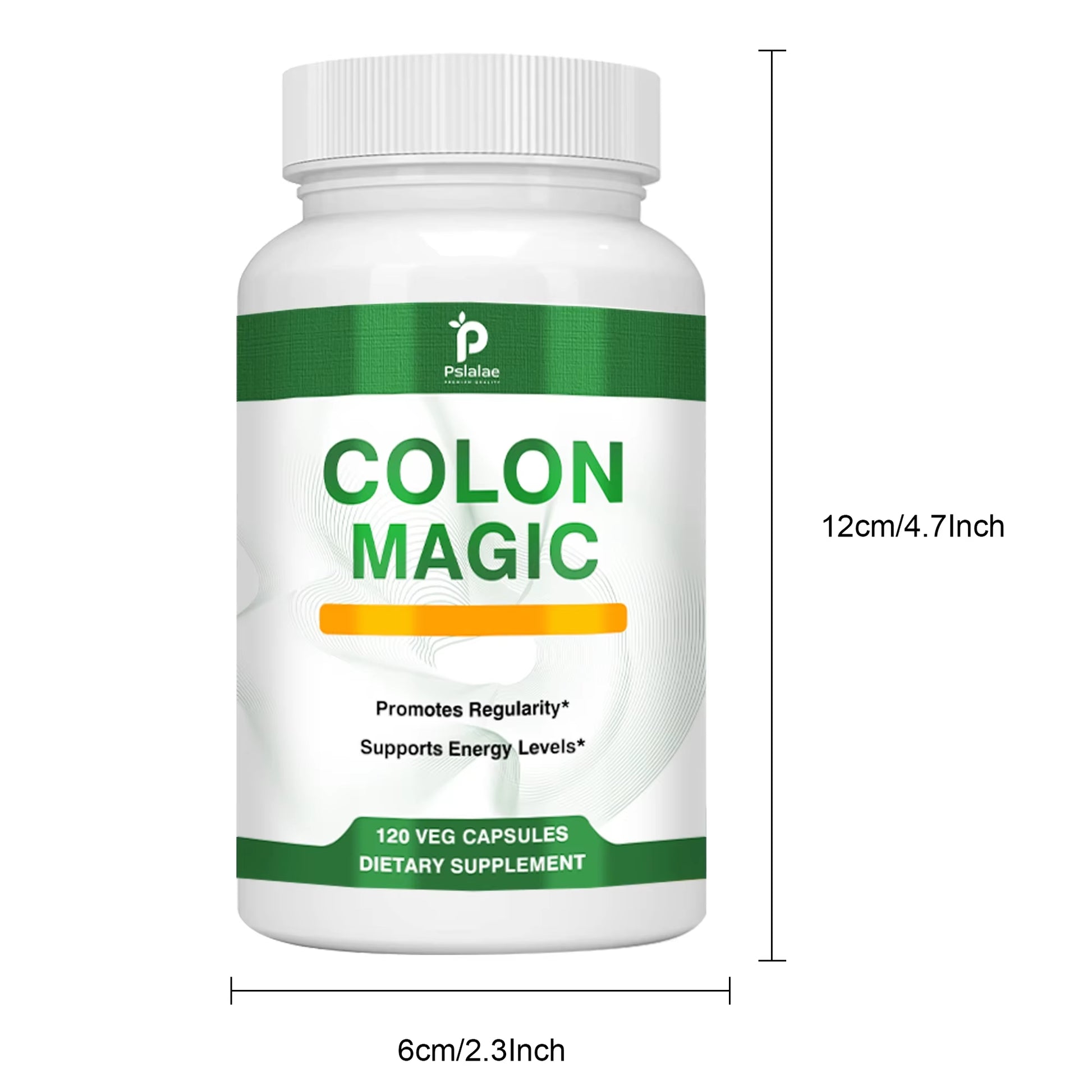 Colon Cleanse Detox - Promotes Intestinal Health, Digestive Health, Relieves Flatulence - with Psyllium Husk - 120 Capsules