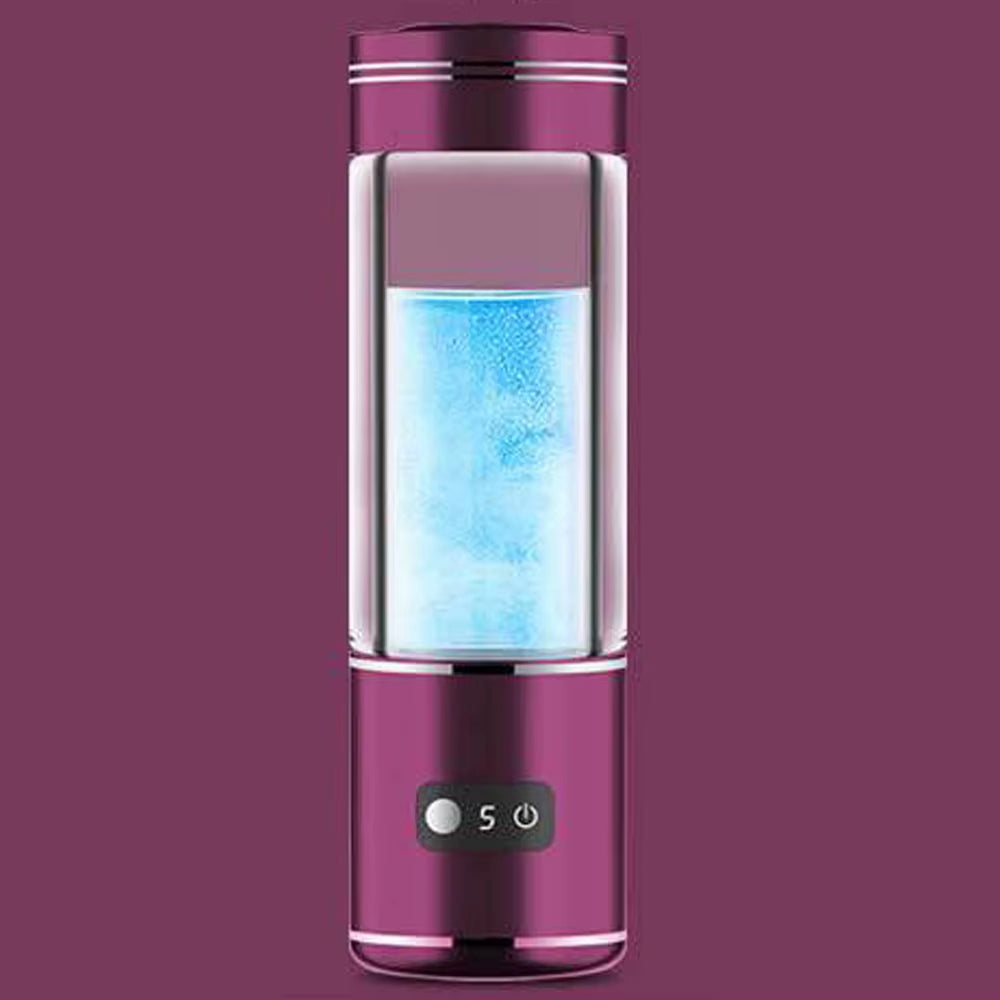 Hydrogen Water Generator Alkaline Maker USB Rechargeable Water Ionizer Bottle Super Antioxidant ORP Hydrogen-Rich Water Cup