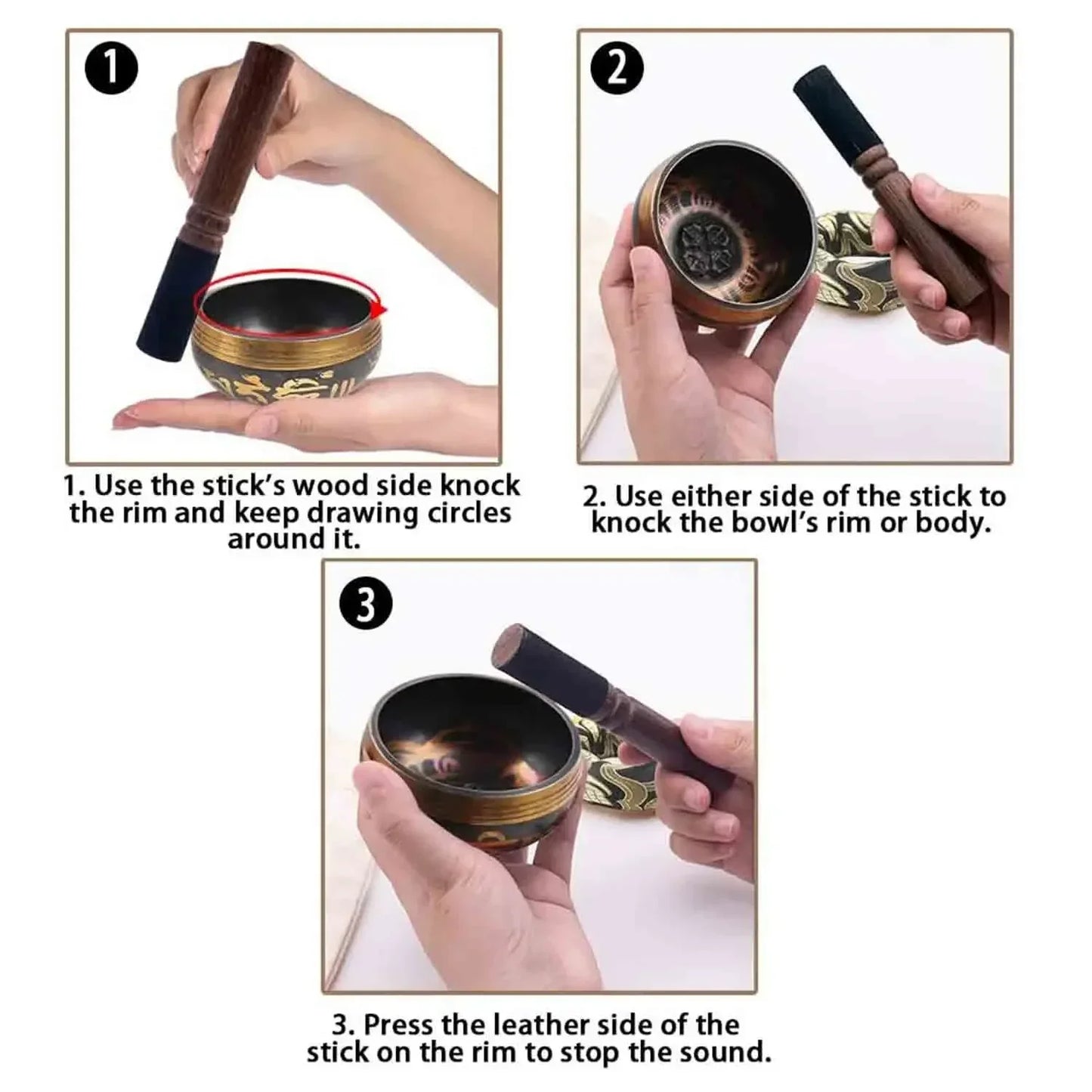 8Cm Tibetan Singing Bowls for Sale Meditation Yoga Sound Healing