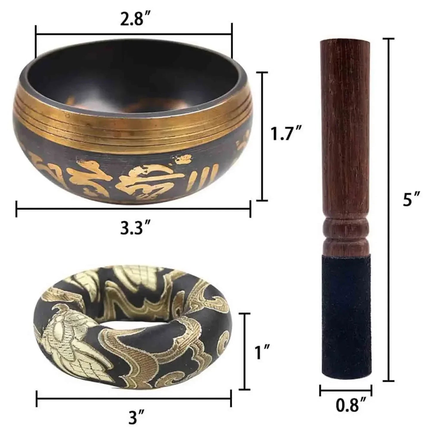 8Cm Tibetan Singing Bowls for Sale Meditation Yoga Sound Healing