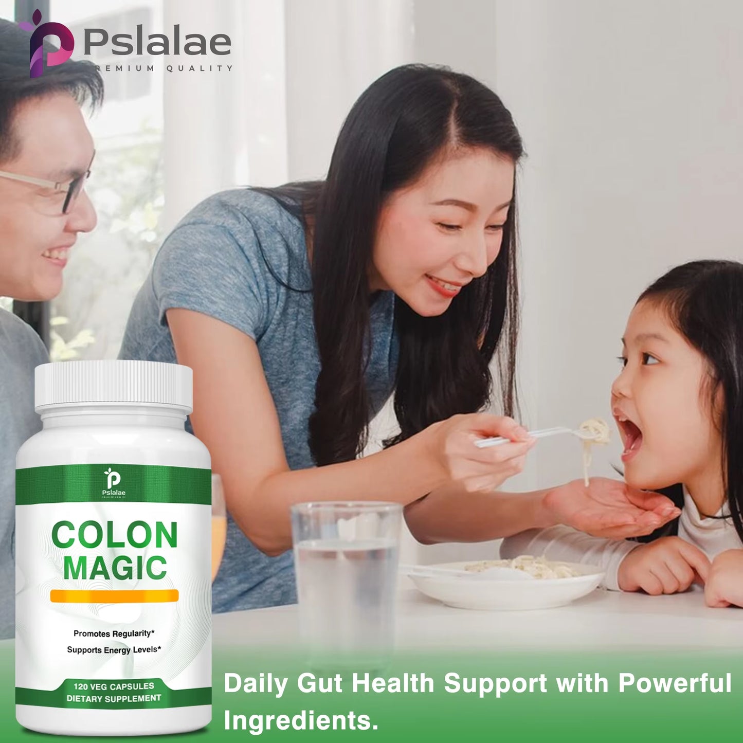 Colon Cleanse Detox - Promotes Intestinal Health, Digestive Health, Relieves Flatulence - with Psyllium Husk - 120 Capsules