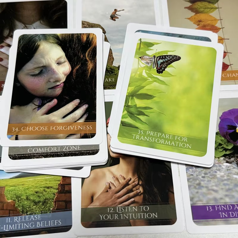 Ask Your Soul Message Cards 48 Oracle Deck Messages from Universe | Higher-Self Message Cards