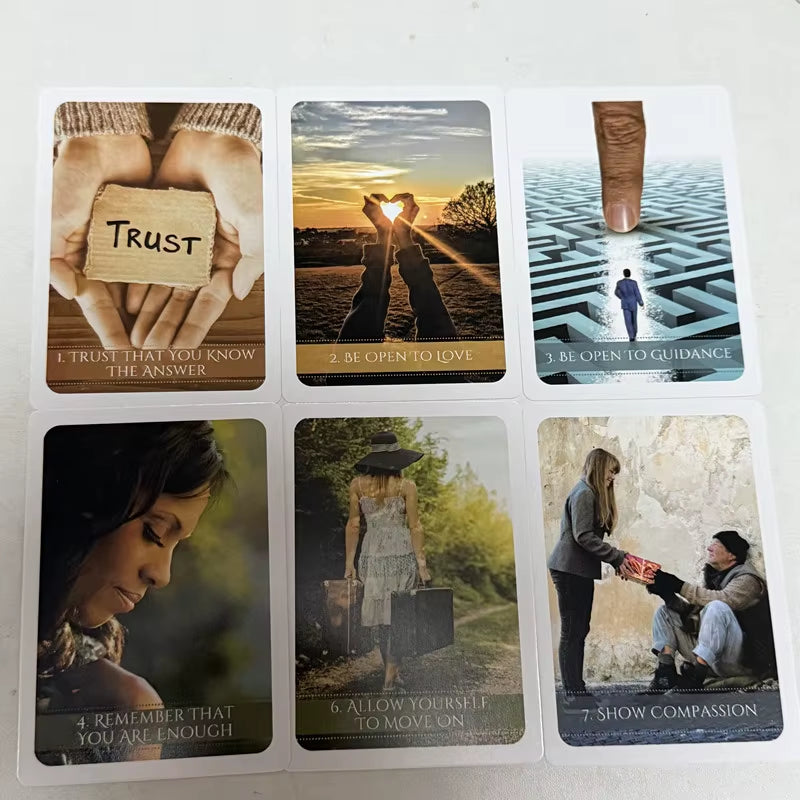 Ask Your Soul Message Cards 48 Oracle Deck Messages from Universe | Higher-Self Message Cards