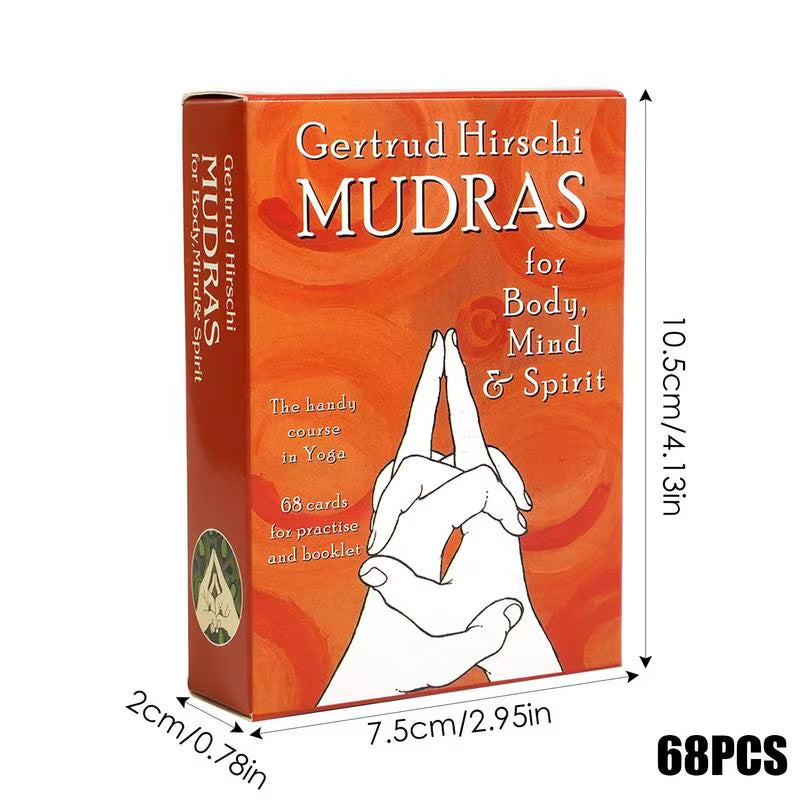 Tarot Deck Mudras for Body Mind and Spirit Fortune Telling Board Game Cards Divination Tools Party Playing Fate Divination