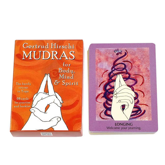 Tarot Deck Mudras for Body Mind and Spirit Fortune Telling Board Game Cards Divination Tools Party Playing Fate Divination